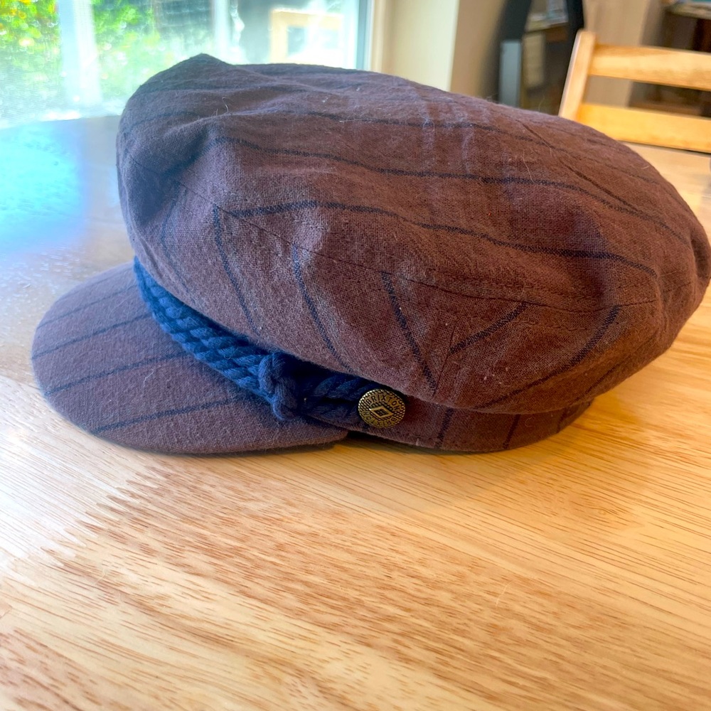 Brixton Stripped Fiddler Cap. Women’s XS 54cm